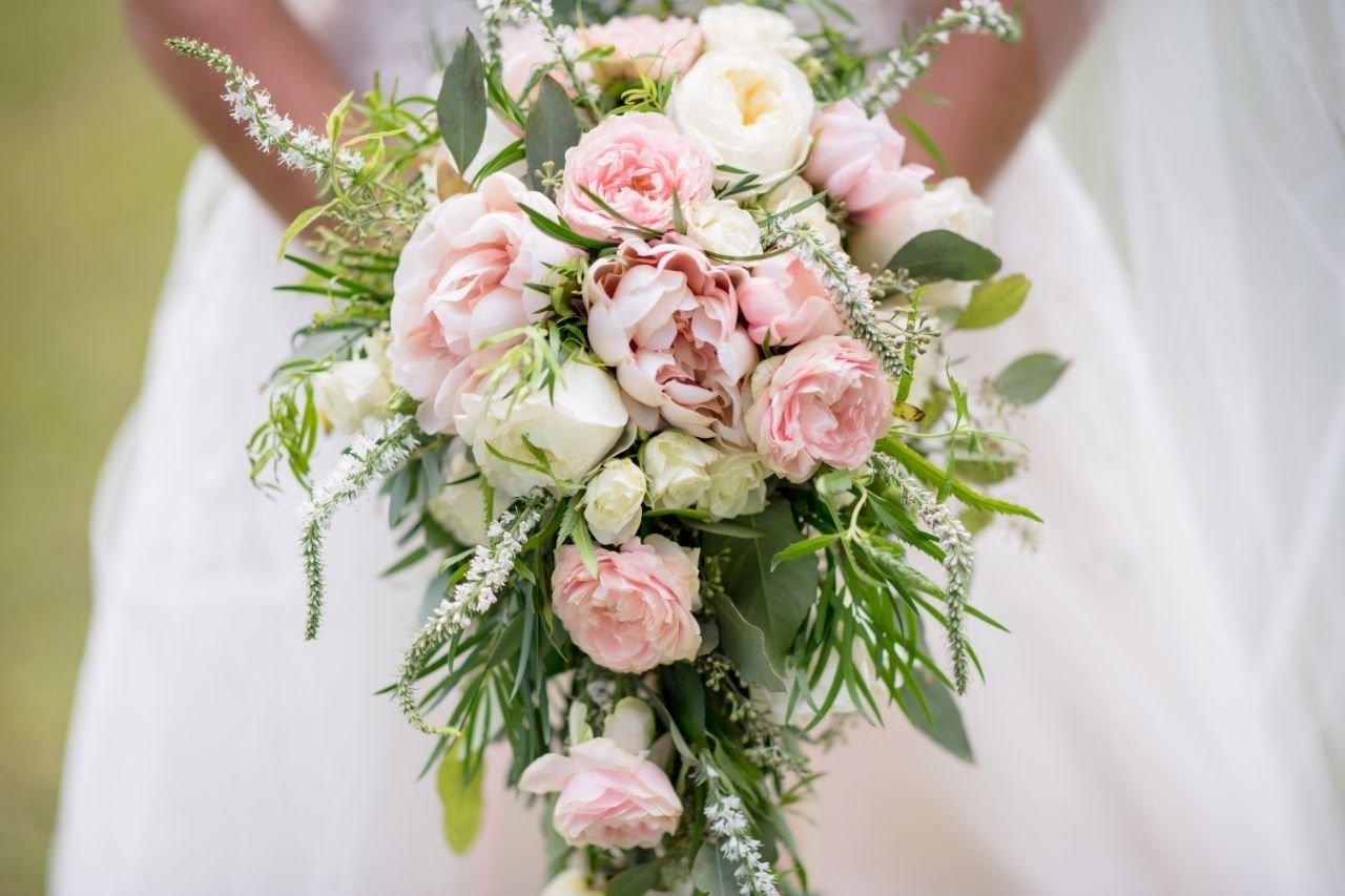 Fresh flower shop wedding bouquets